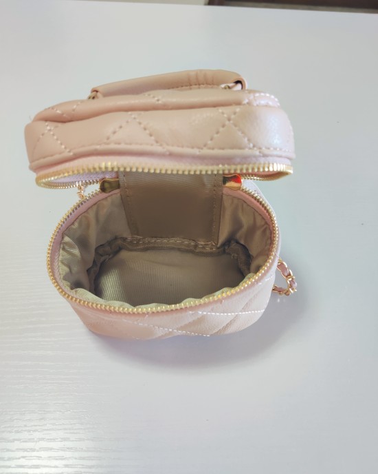 Mini Carrying Pouch with Metal Chain